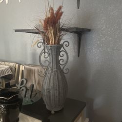 Wicker Decoration Vase