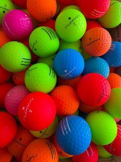 Maxfli matte color golf balls $10 for 15 balls