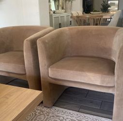 Set of Vernon Barrel Accent Chair