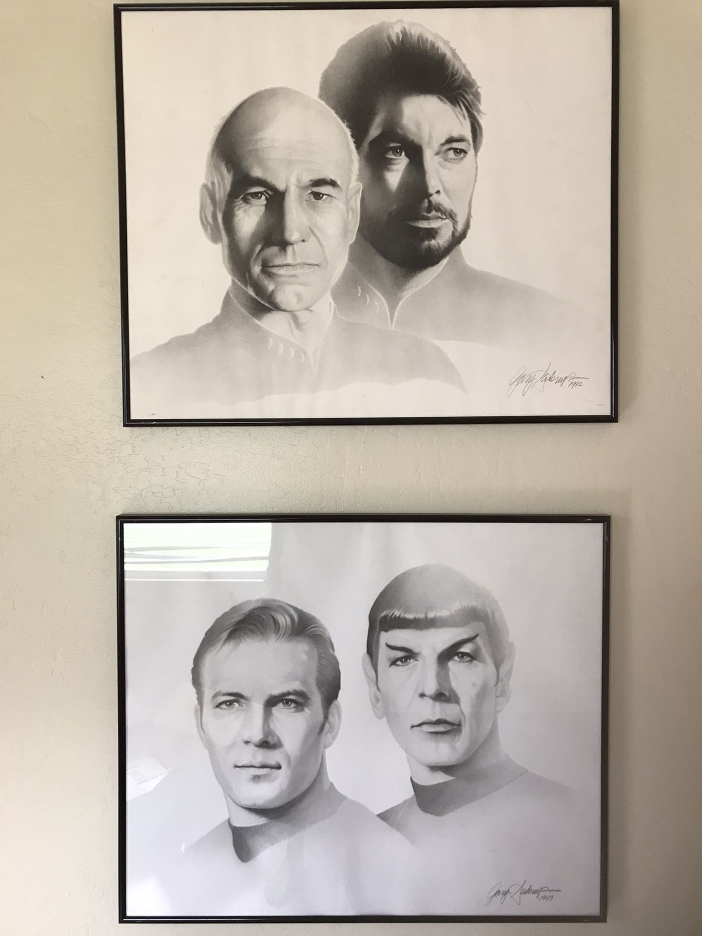 Star Trek Framed Art vintage