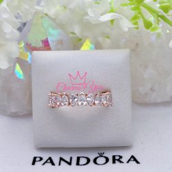 925 silver Pandora style ring.