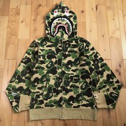 *NEW* Bape Camo Shark Hoodie - Green 