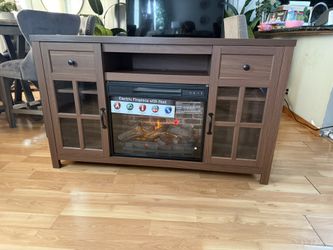 Fireplace TV Stand 