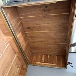 Old military trunk