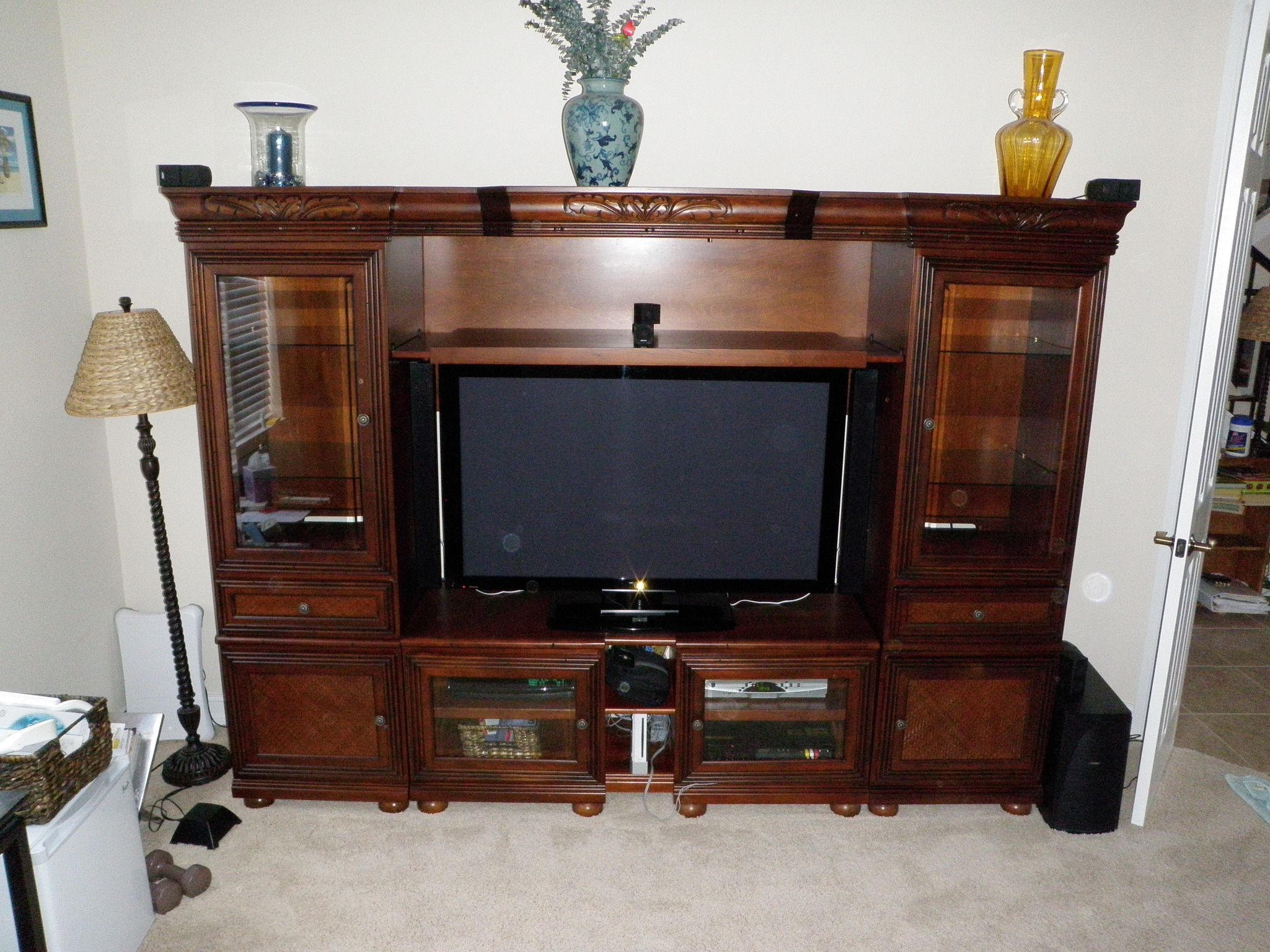 Wood Tommy Bahama Entertainment Console