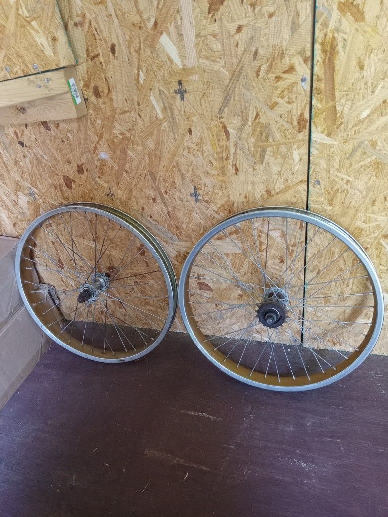 80s Femco 20"2.125 Bmx Wheel Set