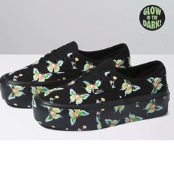 NEW Vans Morph Blackout Glow in the Dark Butterfly