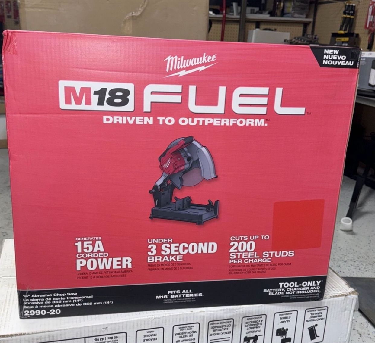 Milwaukee New Shop Saw M18 Fuel