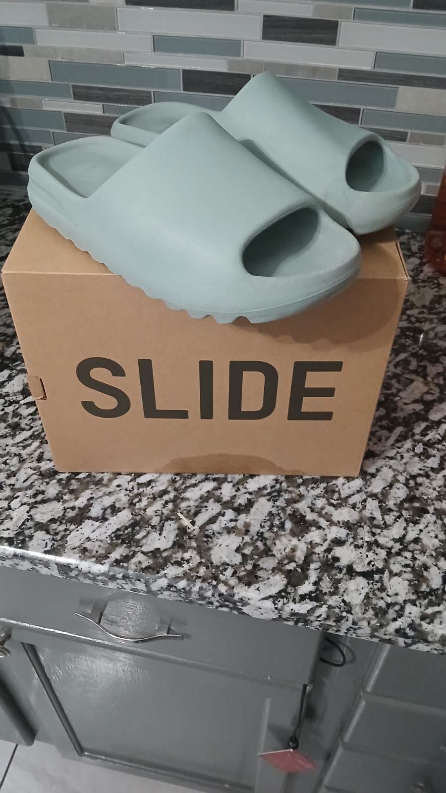 Salt Yeezy Slide Size 10   