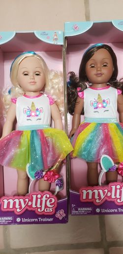 New Unicorn Trainer My Life Dolls $15 Each