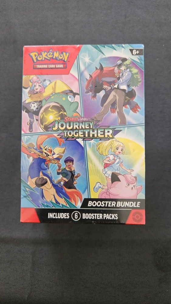 POKEMON
SCARLET & VIOLET
JOURNEY TOGETHER
BOOSTER BUNDLE
$60 EACH