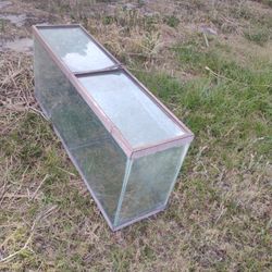 55 Gallon Glass Tank.  Reptile