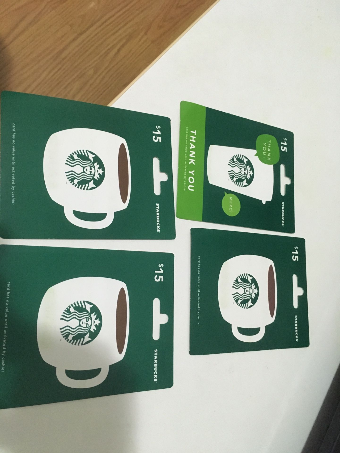 Starbucks card
