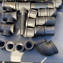 black  gas steel fittings 