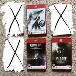 Nintendo Switch 2 Games Final Fantasy Remake Resident Evil 