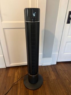 Black 40 Inch LED Oscillating Fan