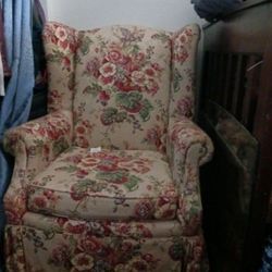 2 Floral Chairs. Very Comfortable  $40 Each No Damage On Th