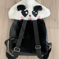 Betsey Johnson Hooded Panda Backpack