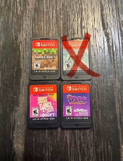 Nintendo Switch Game Cartridges Bundle of 3