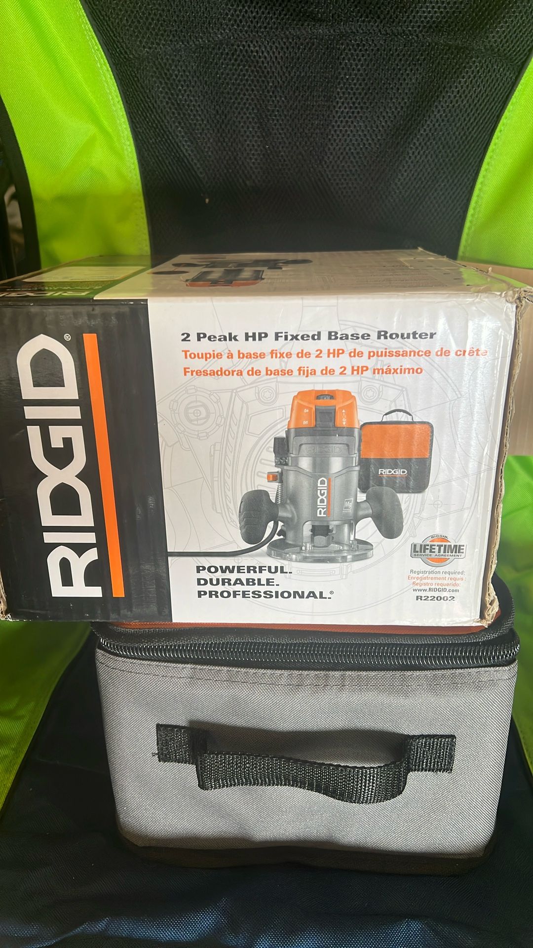 Rigid 2 Peak HP Fixed Base Router