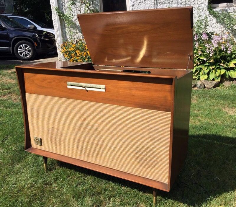 Webcor "Moderne" Stereo -Vintage Danish Modern Console Circa 1960