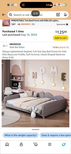 Full size bed