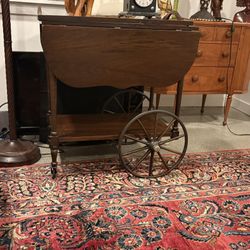 Antique English Tea Cart