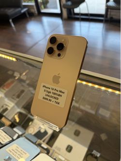iPhone 16 Pro Max 512gb Unlocked 100% Battery Health