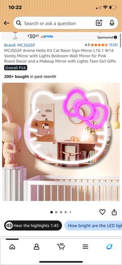 hello kitty mirror