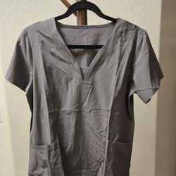 Scrub Set, Gray, Small, Unbranded