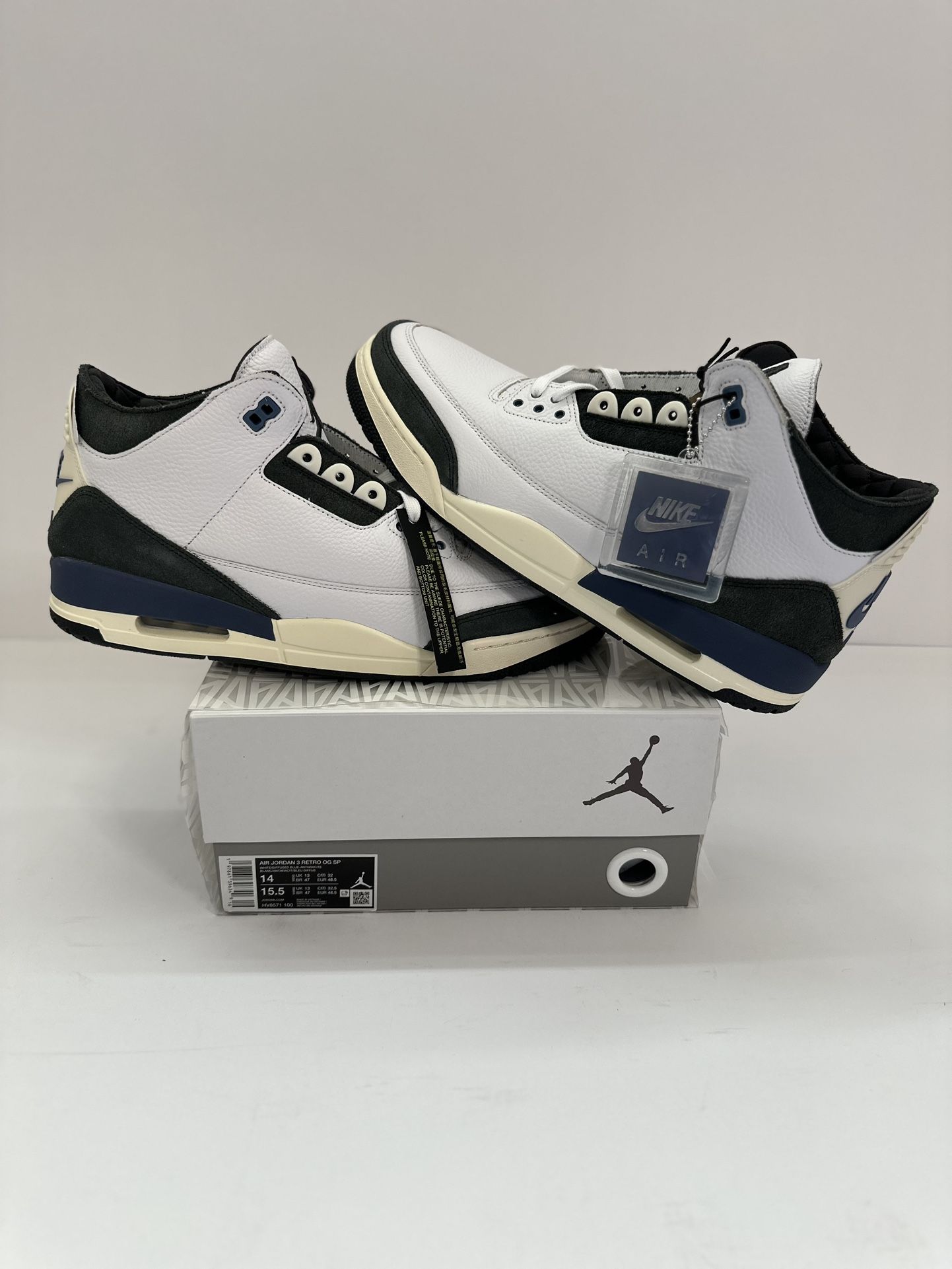 BRAND NEW JORDAN 3 x A MA MANIERE “DIFFUSED BLUE” FOR SALE! MEN SIZE 14 $270