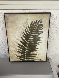 Leaf Plant Wall Art Boho Nature