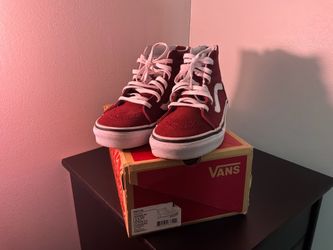 Vans, burgundy/white, size 2.5