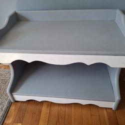Painted Rolling Bench