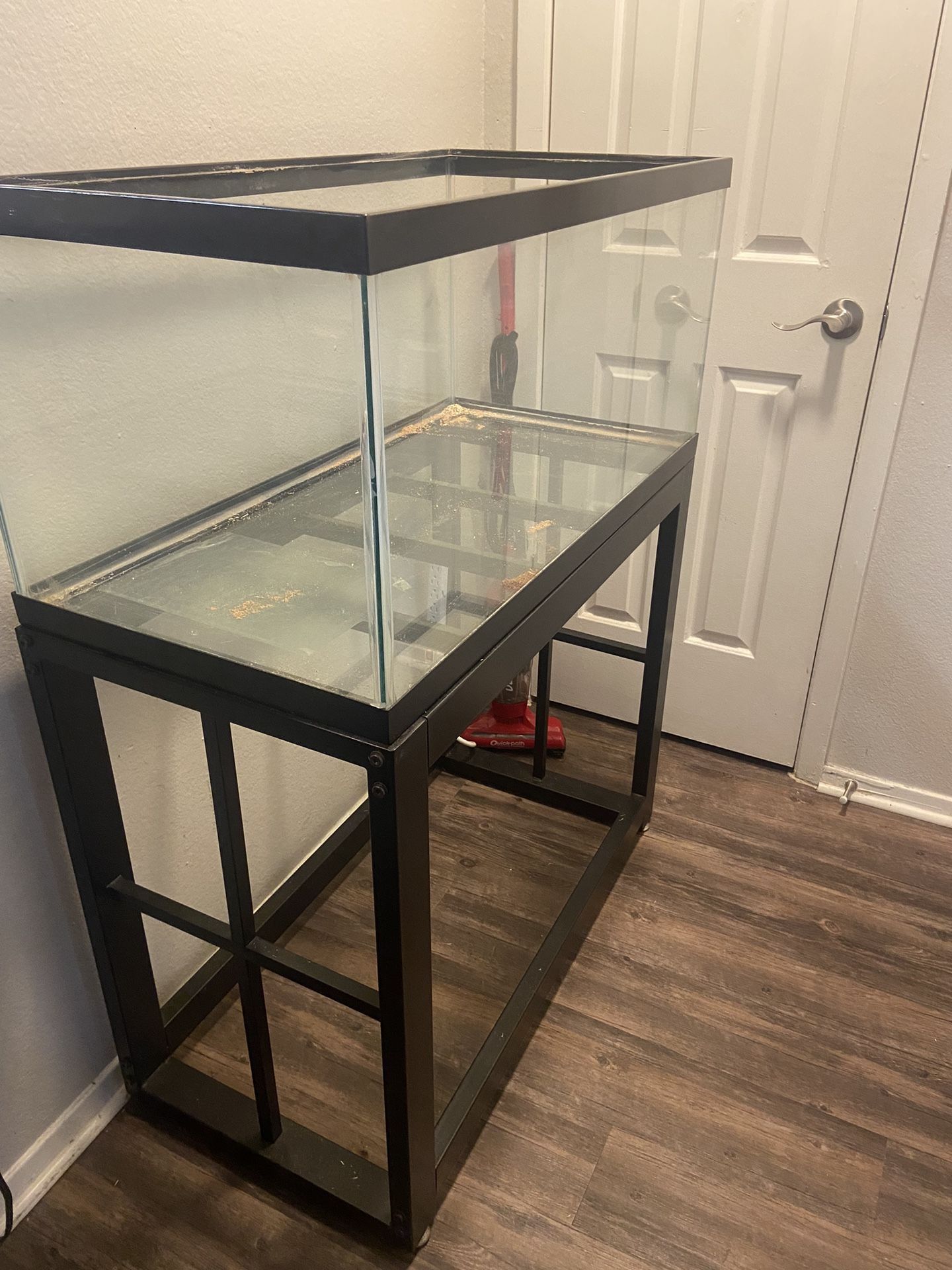 40 Gallon Terrarium / Aquarium With Extras And Stand 