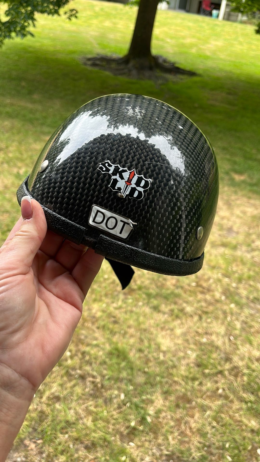 DOT Approved Half Skull Motorcycle 
