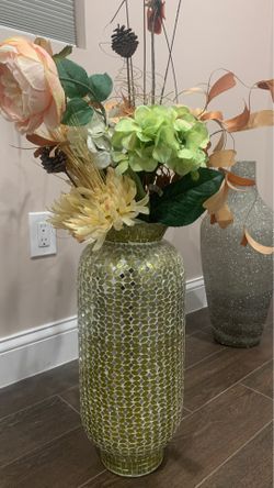 Gold Accent Vase