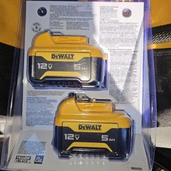 dewalt 12v 5ah battery sell 1 for 60 Each Battery(PRICE IS FIRM)
