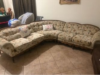 Antique sectional couch