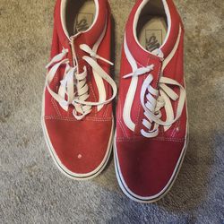 Men's Red Vans - YES AVAILABLE 