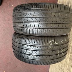 Set Of 2 Nice Tires 245/40/18 ( We Install & Balance)