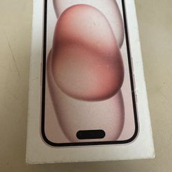 Pink iPhone 15 With 128gb Brand New