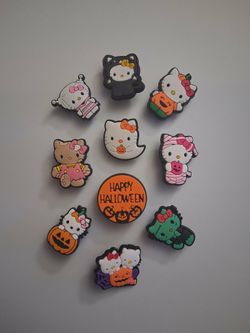 Hello Kitty Halloween Croc Charms