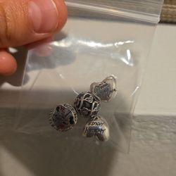 Sterling Silver Charm Bundle Fits Pandora 