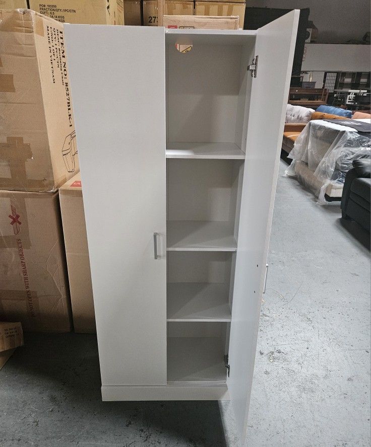 White Utility Cabinet