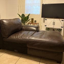 Real Leather Sofa 