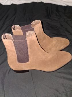 Tan Suede Chelsea Boots men size 11