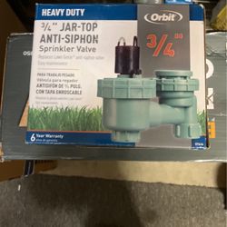 3/4 “ Sprinkler Value