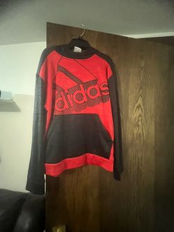 New no tag adidas boys hooded sweater size xl