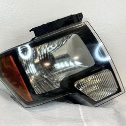 2009 - 2014 FORD F150 FX4 BLACK RH HEADLIGHT OEM